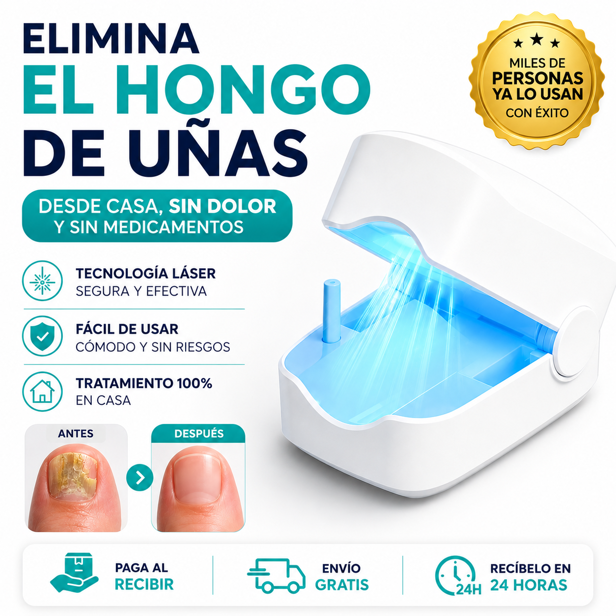 RECUPERA UÑAS SANAS + ENVÍO GRATIS + PAGO AL RECIBIR + OFERTA EXCLUSIVA 🎁