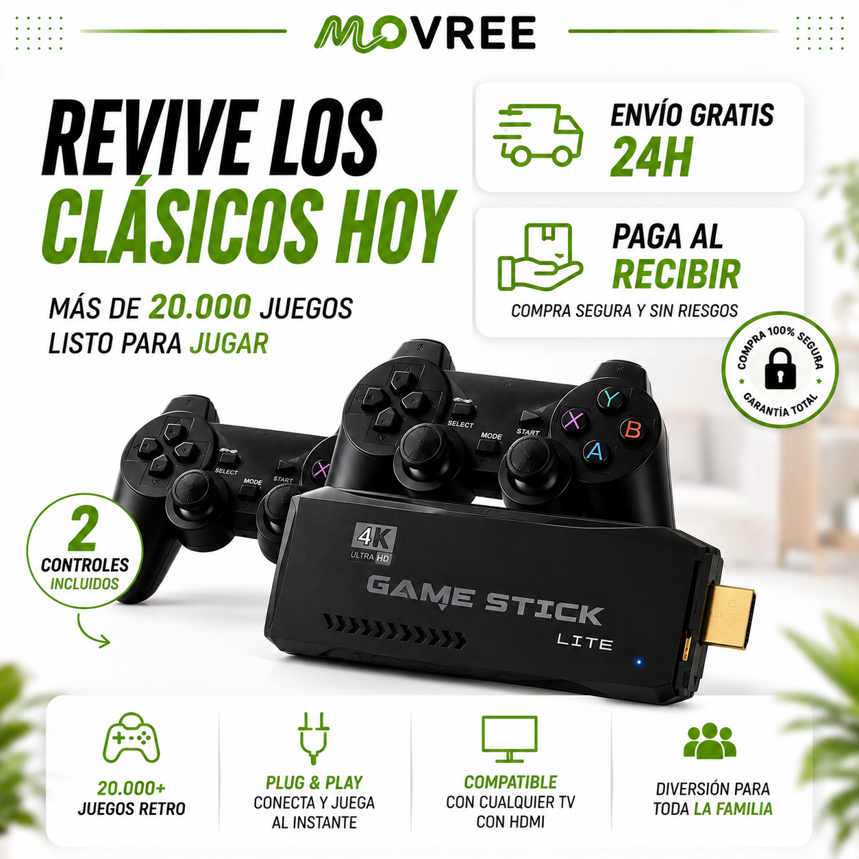 +20.000 JUEGOS + ENVÍO GRATIS + PAGO AL RECIBIR + SOLO HOY 🔥