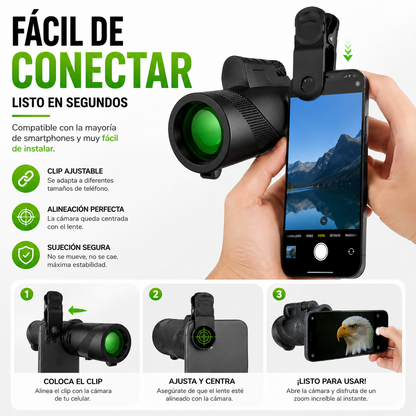 LENTE TELESCÓPICA HD + PAGO AL RECIBIR + OFERTA ESPECIAL SOLO HOY 🔥