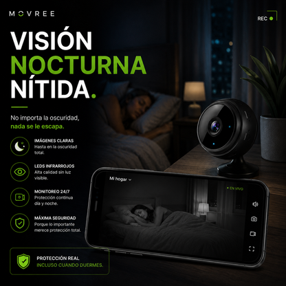 MINI CÁMARA ESPÍA + MINI GPS DE REGALO + ENVÍO GRATIS + PAGO AL RECIBIR 🔥