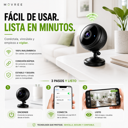 MINI CÁMARA ESPÍA + MINI GPS DE REGALO + ENVÍO GRATIS + PAGO AL RECIBIR 🔥