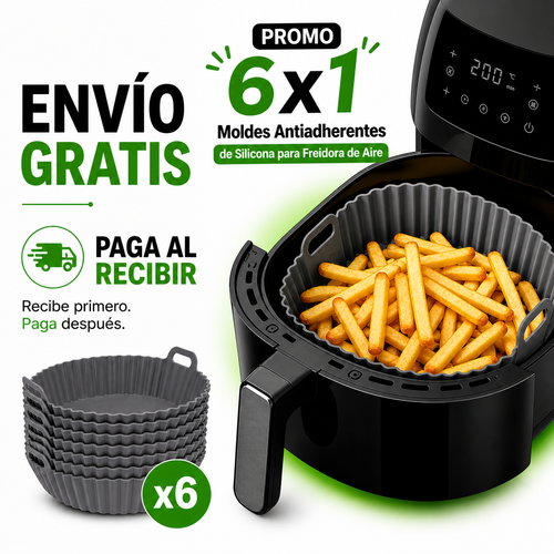 PROMO 6x1 Moldes de Silicona + ENVÍO GRATIS + PAGO AL RECIBIR + REGALO EXCLUSIVO HOY 🔥