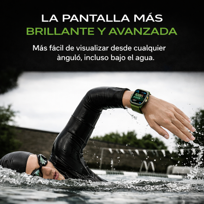 SMARTWATCH ULTRA CON 2 CORREAS INCLUIDAS + CAJA PREMIUM Y CARGADOR INALÁMBRICO ¡ENVÍO GRATIS! 🔥