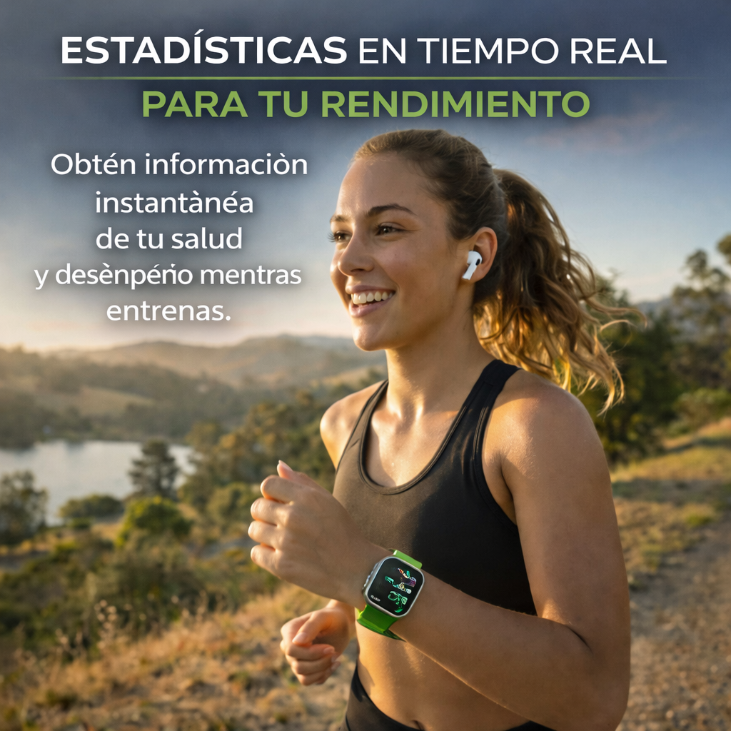 SMARTWATCH ULTRA CON 2 CORREAS INCLUIDAS + CAJA PREMIUM Y CARGADOR INALÁMBRICO ¡ENVÍO GRATIS! 🔥