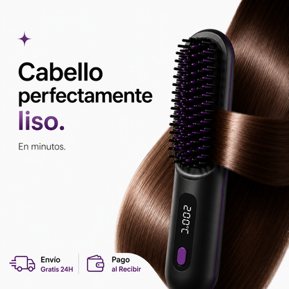 Cepillo Alisador Pelo (4 Colores)