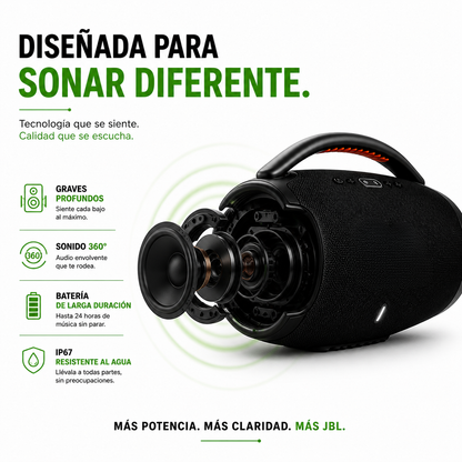 BOOMBOX 3 + ENVÍO GRATIS + PAGO AL RECIBIR + REGALO EXCLUSIVO SOLO HOY 🔥