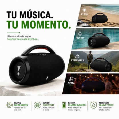 BOOMBOX 3 + ENVÍO GRATIS + PAGO AL RECIBIR + REGALO EXCLUSIVO SOLO HOY 🔥