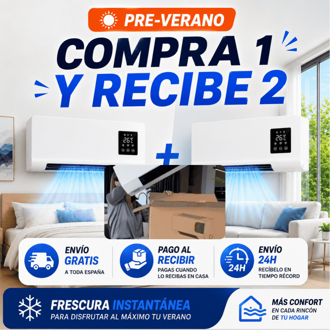 COMPRA 1 Y RECIBE 2 + ENVÍO GRATIS + PAGO CONTRA REEMBOLSO + OFERTA PRE-VERANO -☀️